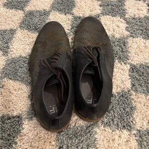 MARCS Two-Tone Black and Brown Oxfords